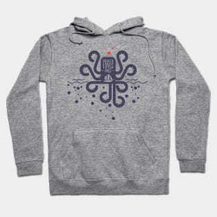 Kraken love boat Hoodie